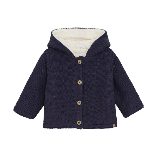 Diese dunkelblaue Jacke von MINYMO ist der perfekte Begleiter für kalte Tage und hält Sie angenehm warm.