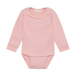Süßer rosa langarm Rib Body von MINYMO.