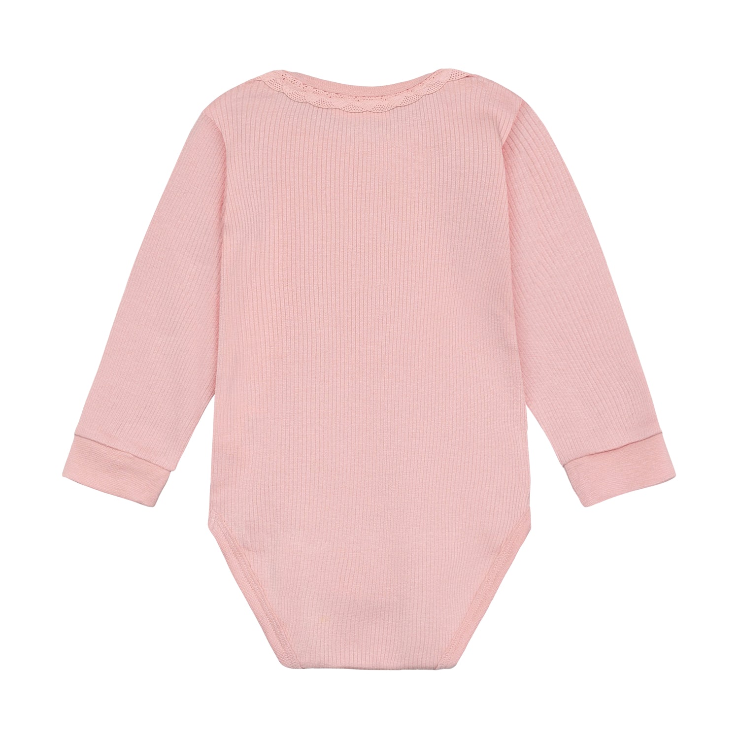 Süßer rosa langarm Rib Body von MINYMO.