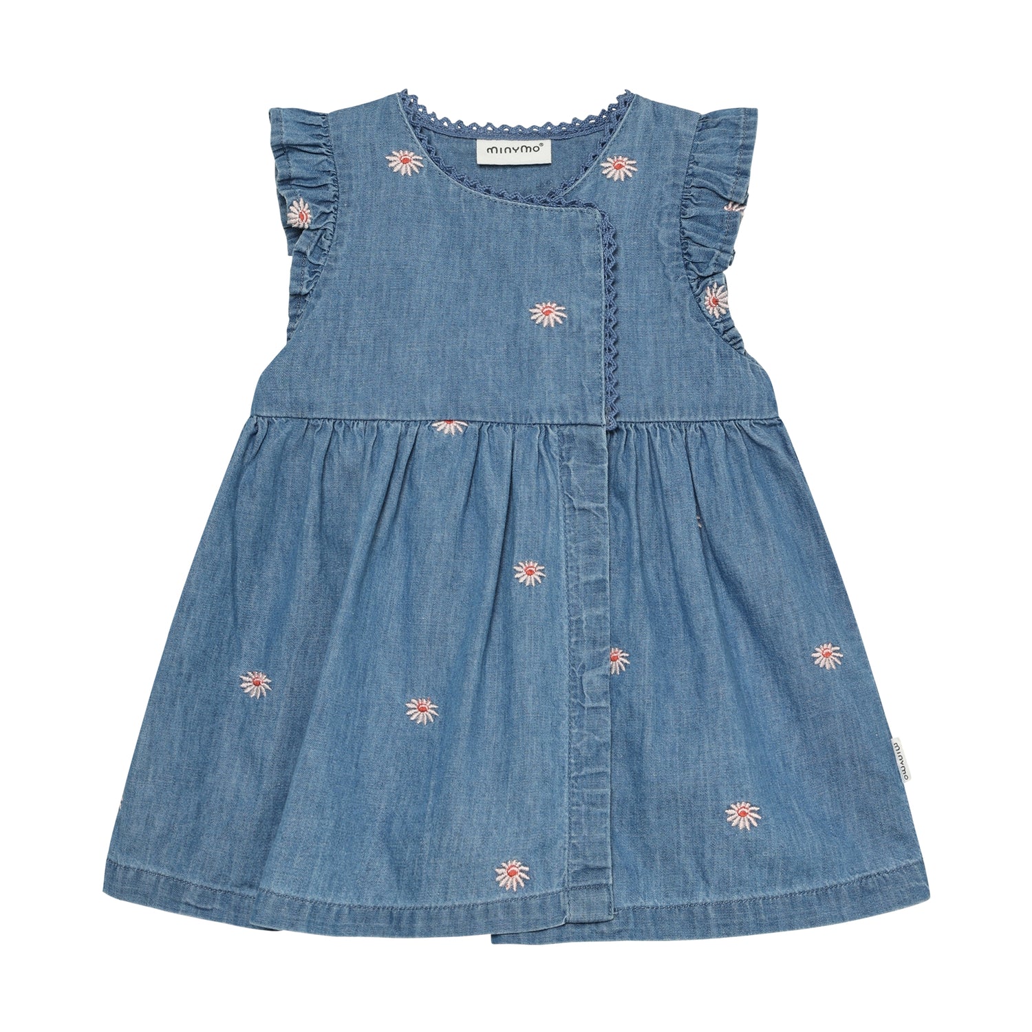 Kleid von MINYMO mit kleinen Blumen Designs.