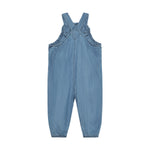 Blauer Overall mit Rüschendetails von MINYMO.