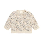 Langarm Sweatshirt von MINYMO mit All-Over Tierprint.