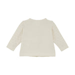 Weißer Knit Cardigan von MINYMO.