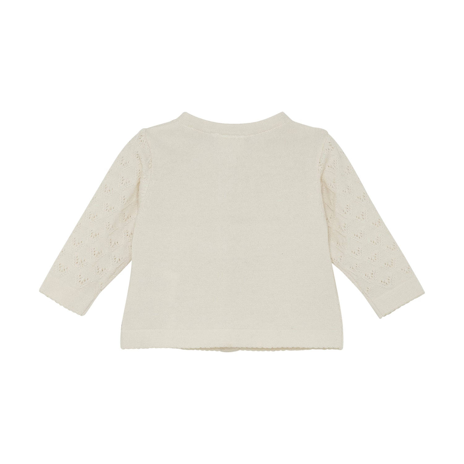 Weißer Knit Cardigan von MINYMO.