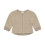 Warme Fleece Jacke in beige von MINYMO.