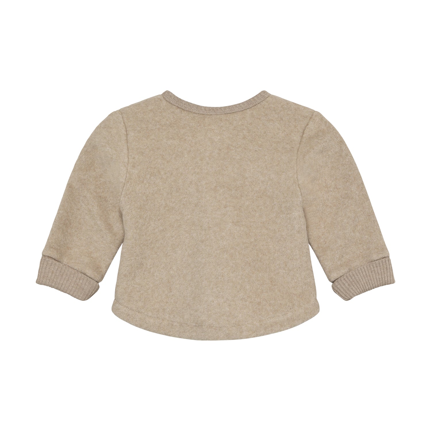 Warme Fleece Jacke in beige von MINYMO.