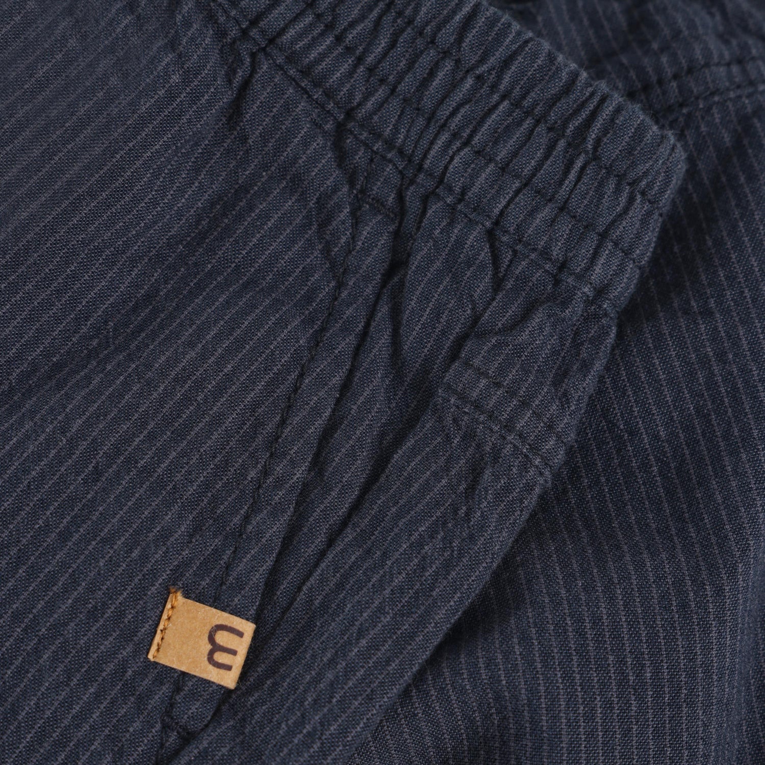 Dunkelblaue gestreifte Hose von MINYMO.