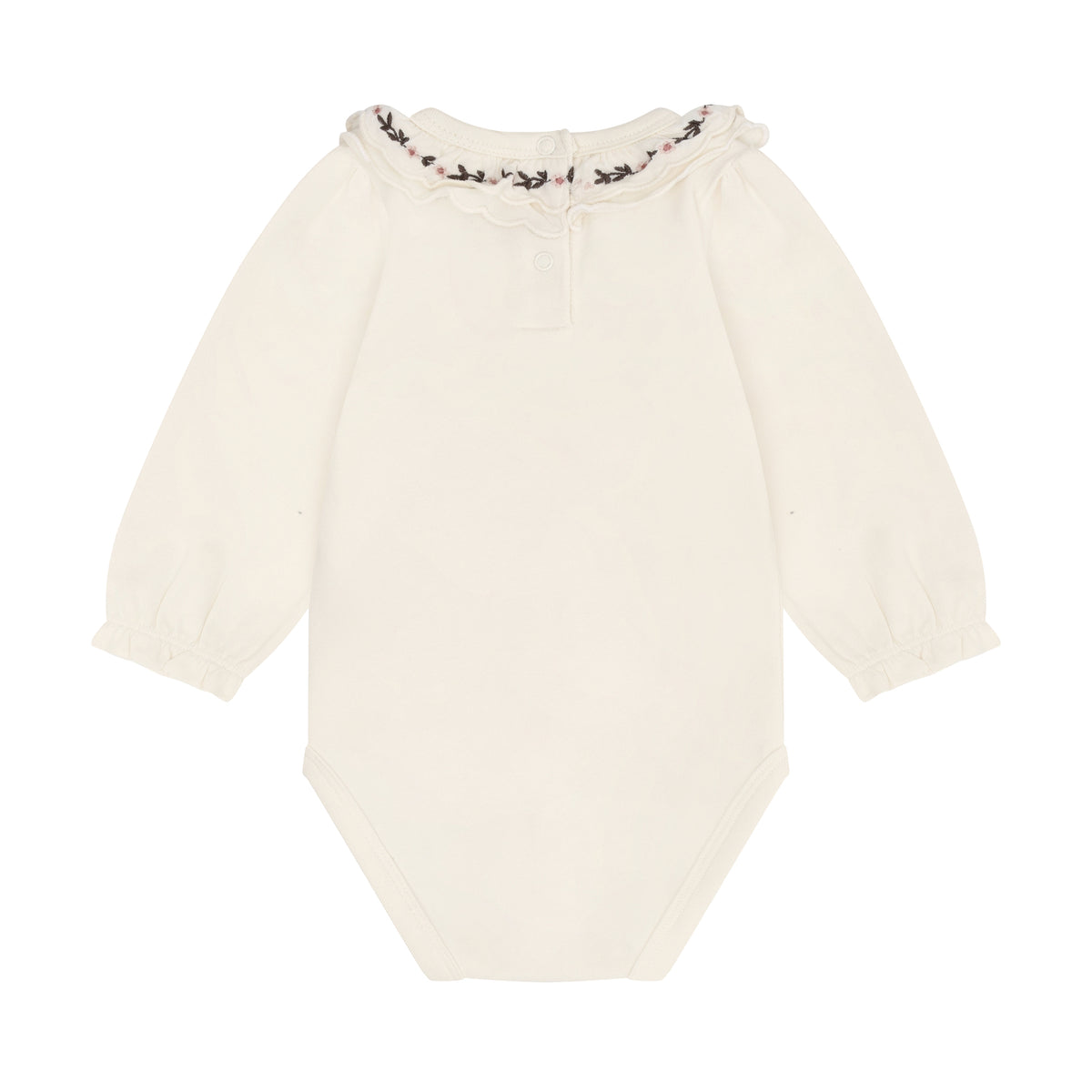 Hochwertiger Langarm-Body von Minymo aus weicher Baumwollmischung mit Elasthananteil für optimale Passform und Bewegungsfreiheit.