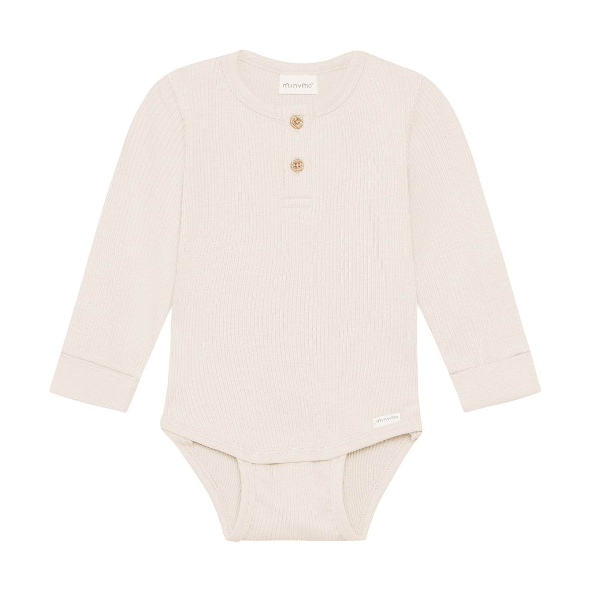 Ein eleganter Langarm Rib Body von Minymo in heller Farbe. Die hochwertige Mischung aus Modal, Baumwolle und Elastane bietet optimalen Komfort und Bewegungsfreiheit. Perfekt für vielseitige Styling-Möglichkeiten im Alltag.