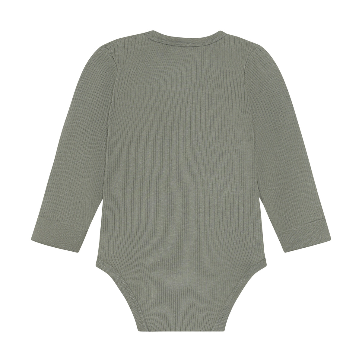 Ein eleganter langärmeliger Rib Body in Grün von Minymo. Die hochwertige Mischung aus Modal, Baumwolle und Elastane bietet optimalen Komfort und Bewegungsfreiheit. Perfekt für vielseitige Styling-Möglichkeiten im Alltag.
