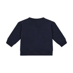 Gemütliches Sweatshirt mit langen Ärmeln in dunklem Blau – perfekt für kleine Abenteurer. Das hochwertige Minymo-Design besticht durch niedliche Farmtier-Motive, die Kinderherzen höher schlagen lassen. Die Mischung aus 95% Baumwolle und 5% Elastane sorgt für optimalen Tragekomfort und Bewegungsfreiheit den ganzen Tag über.