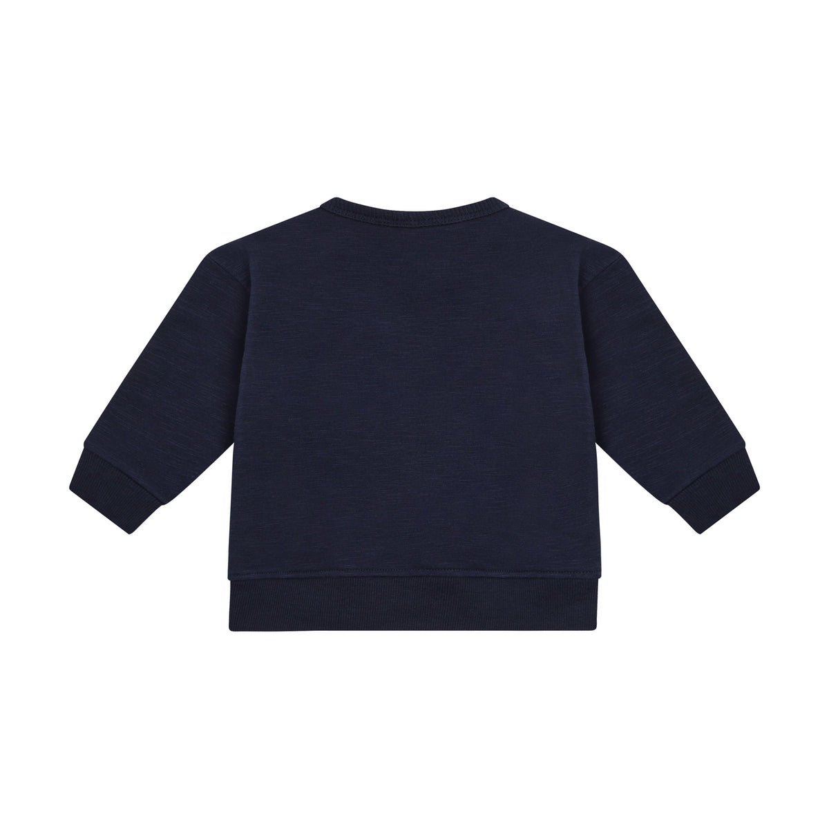 Gemütliches Sweatshirt mit langen Ärmeln in dunklem Blau – perfekt für kleine Abenteurer. Das hochwertige Minymo-Design besticht durch niedliche Farmtier-Motive, die Kinderherzen höher schlagen lassen. Die Mischung aus 95% Baumwolle und 5% Elastane sorgt für optimalen Tragekomfort und Bewegungsfreiheit den ganzen Tag über.
