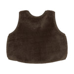 Weiches Teddy-Vest von Minymo aus 100% Polyester – perfekt für gemütliche Tage. Das kuschelige Material bietet maximalen Komfort und ist pflegeleicht. Ideal als Layering-Piece oder zum Entspannen zu Hause.