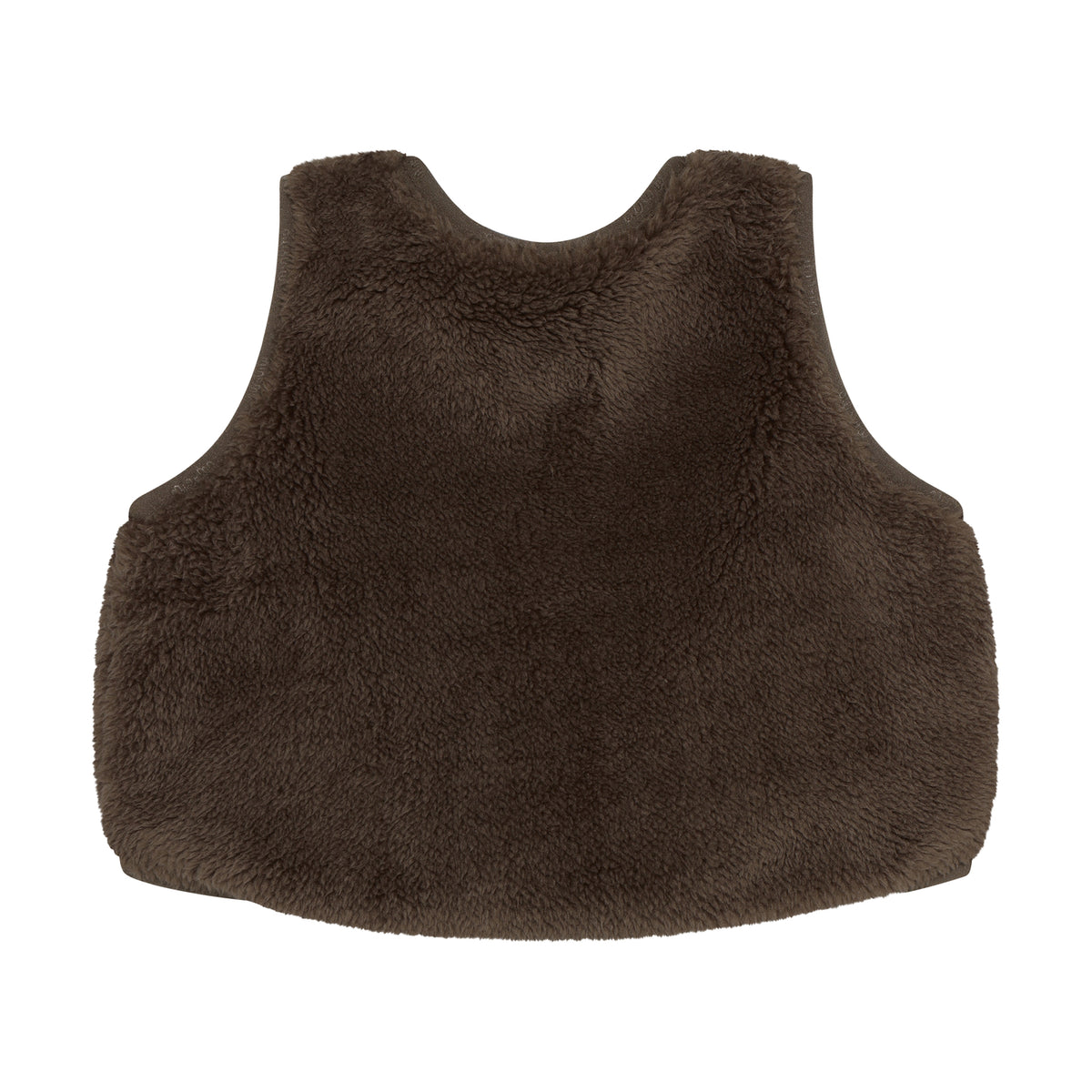 Weiches Teddy-Vest von Minymo aus 100% Polyester – perfekt für gemütliche Tage. Das kuschelige Material bietet maximalen Komfort und ist pflegeleicht. Ideal als Layering-Piece oder zum Entspannen zu Hause.