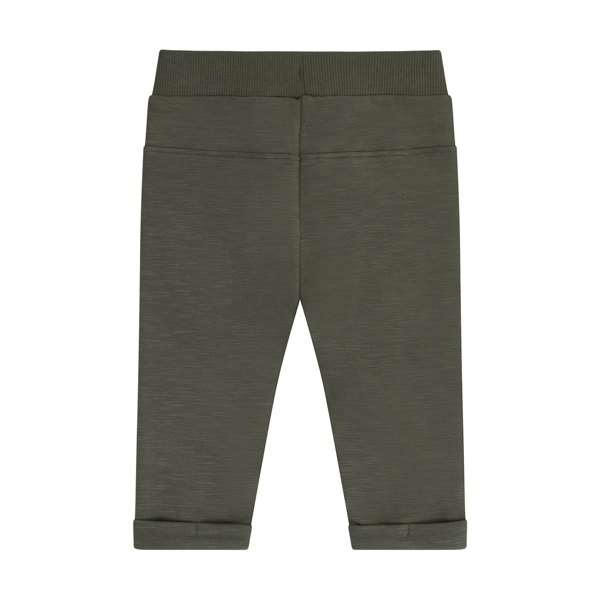 Bequeme Sweatpants in Dunkelgrün von Minymo – aus Bio-Baumwolle mit Elasthan für optimale Bewegungsfreiheit.