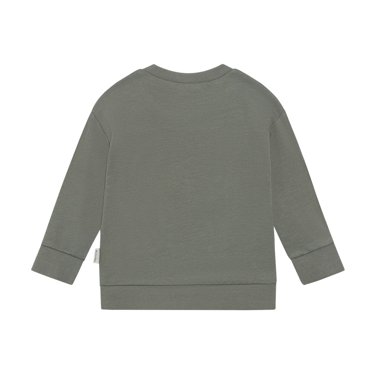 Langarm Sweatshirt von Minymo mit süßem Bären Design aus angenehmer Viscose-Baumwoll-Mischung - perfekt für kalte Tage.