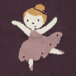 Elegante Strickweste aus 100% Baumwolle mit charmanten Ballerina-Details – das perfekte Lieblingsstück für kleine Fashionistas von Minymo.