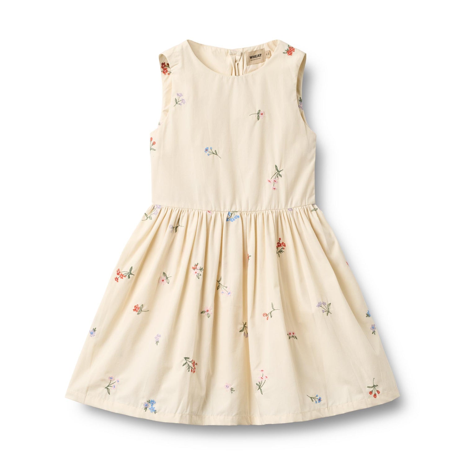 Elegantes Kleid Thelma von WHEAT mit zartem Blumenstick – das perfekte Begleiter für jeden Anlass. Aus 100% Bio-Baumwolle gefertigt, überzeugt das Dress mit natürlicher Weichheit und angenehmer Tragekomfort. Die liebevolle Stickerei verleiht dem Kleid einen verspielten, femininen Touch. Ideal für Alltag, Freizeit oder besondere Momente – zeitlos schön und nachhaltig.