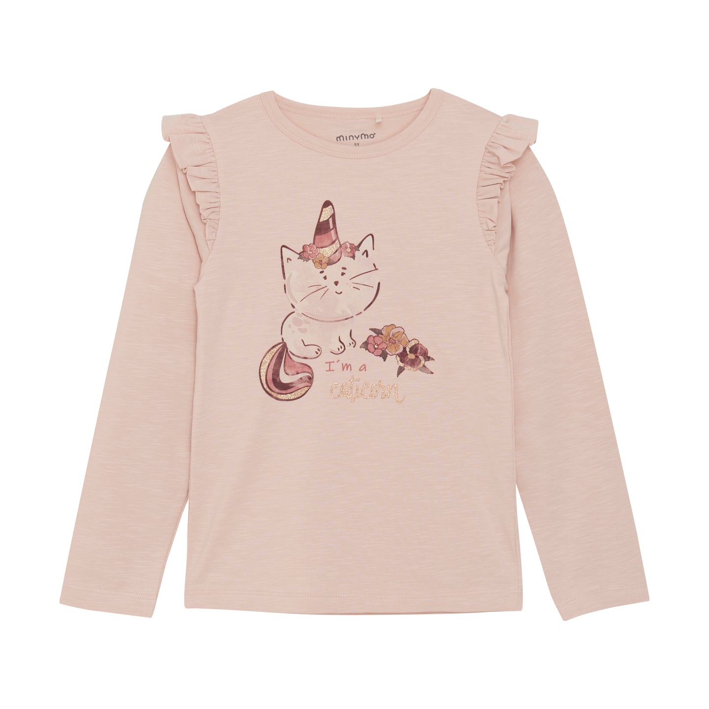 Dieses Langarmshirt von MINYMO in hellrosa ist perfekt für Mädchen, die Katzen lieben. Der süße Katzenprint verleiht dem Shirt einen verspielten Touch. Hergestellt aus hochwertigem Material, bietet es ein angenehmes Tragegefühl.