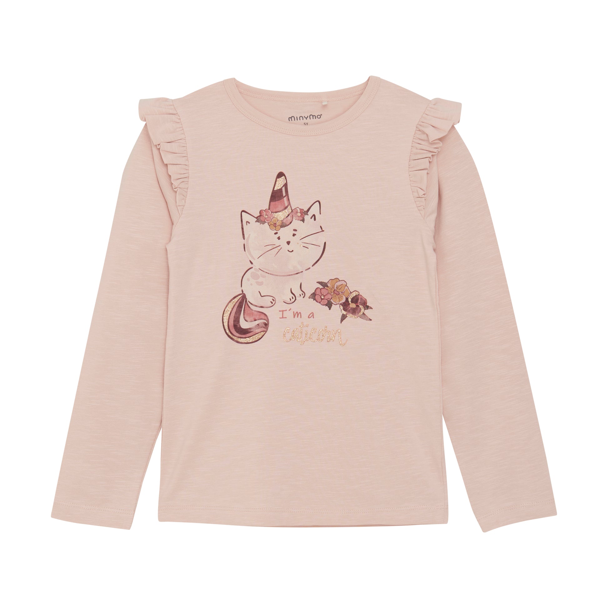 Dieses Langarmshirt von MINYMO in hellrosa ist perfekt für Mädchen, die Katzen lieben. Der süße Katzenprint verleiht dem Shirt einen verspielten Touch. Hergestellt aus hochwertigem Material, bietet es ein angenehmes Tragegefühl.