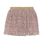 Entdecken Sie den bezaubernden Rock von MINYMO mit einem lebendigen Blumenmuster, der Ihrem Look frischen Charme verleiht.