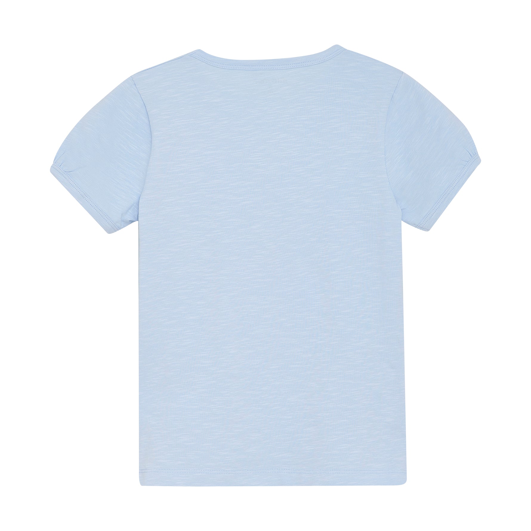 Dieses blaue T-Shirt von MINYMO besticht durch einen attraktiven Schmetterlingsdruck und verleiht jedem Outfit eine frische, lebendige Note.