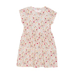 Das rosa Kleid von MINYMO überzeugt mit einem eleganten Blumenmuster und sorgt für einen stilvollen, frühlingshaften Look.