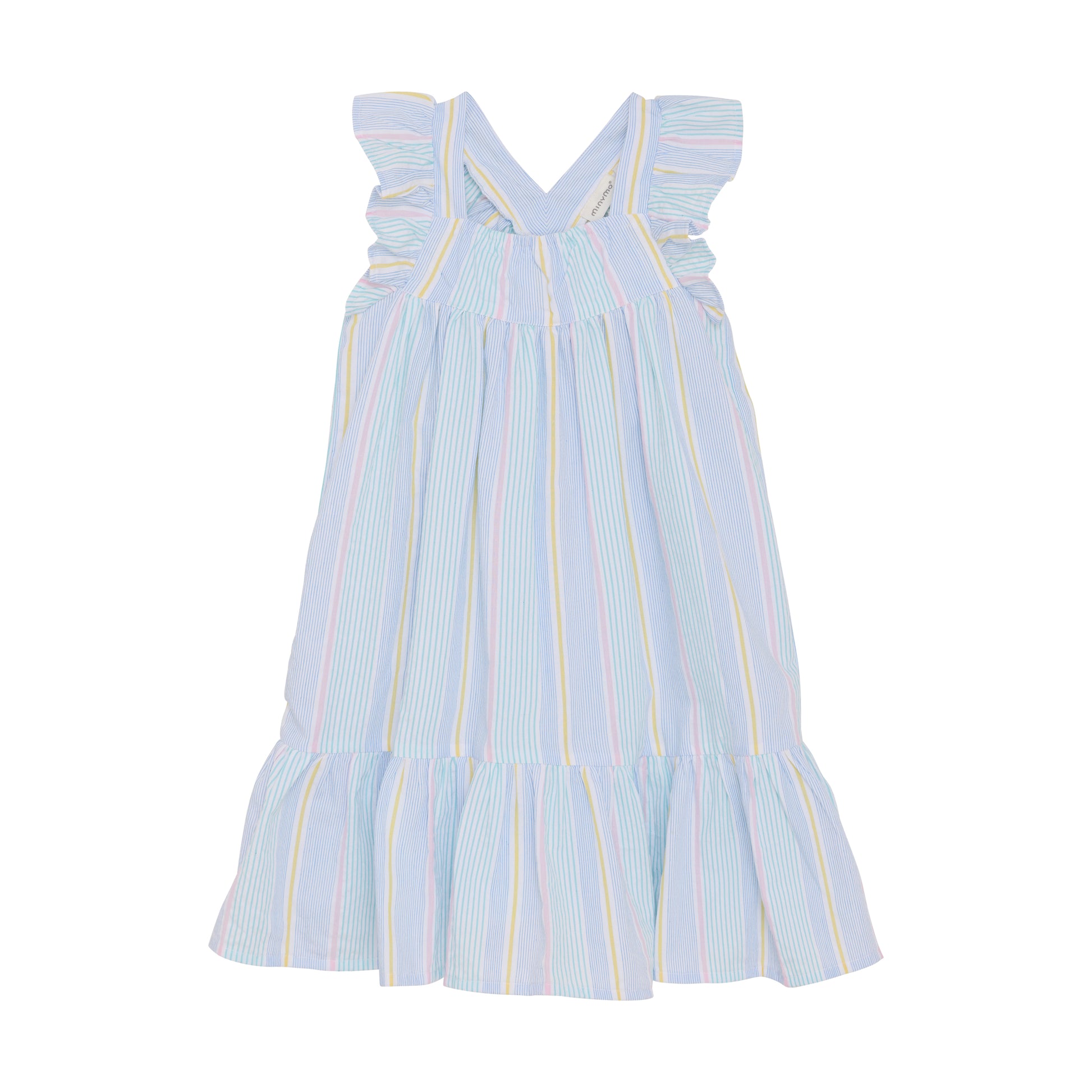 Das gestreifte Kleid von MINYMO überzeugt mit zeitlosem Design und hochwertiger Verarbeitung – ein Must-have für jede Garderobe.