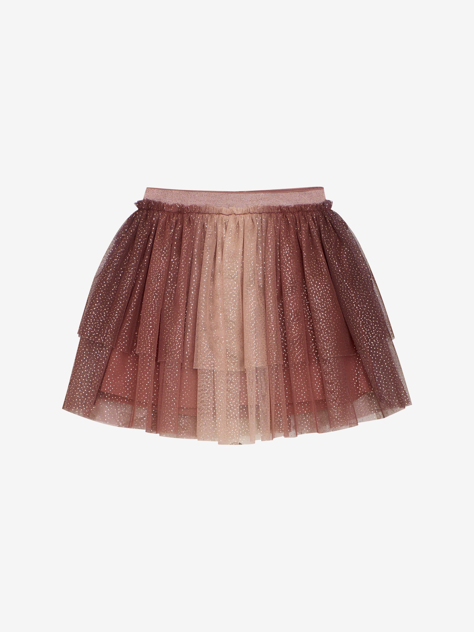 Dieser rote Glitzerrock von MINYMO bringt glamourösen Glanz in jede Garderobe und macht jeden Anlass besonders.