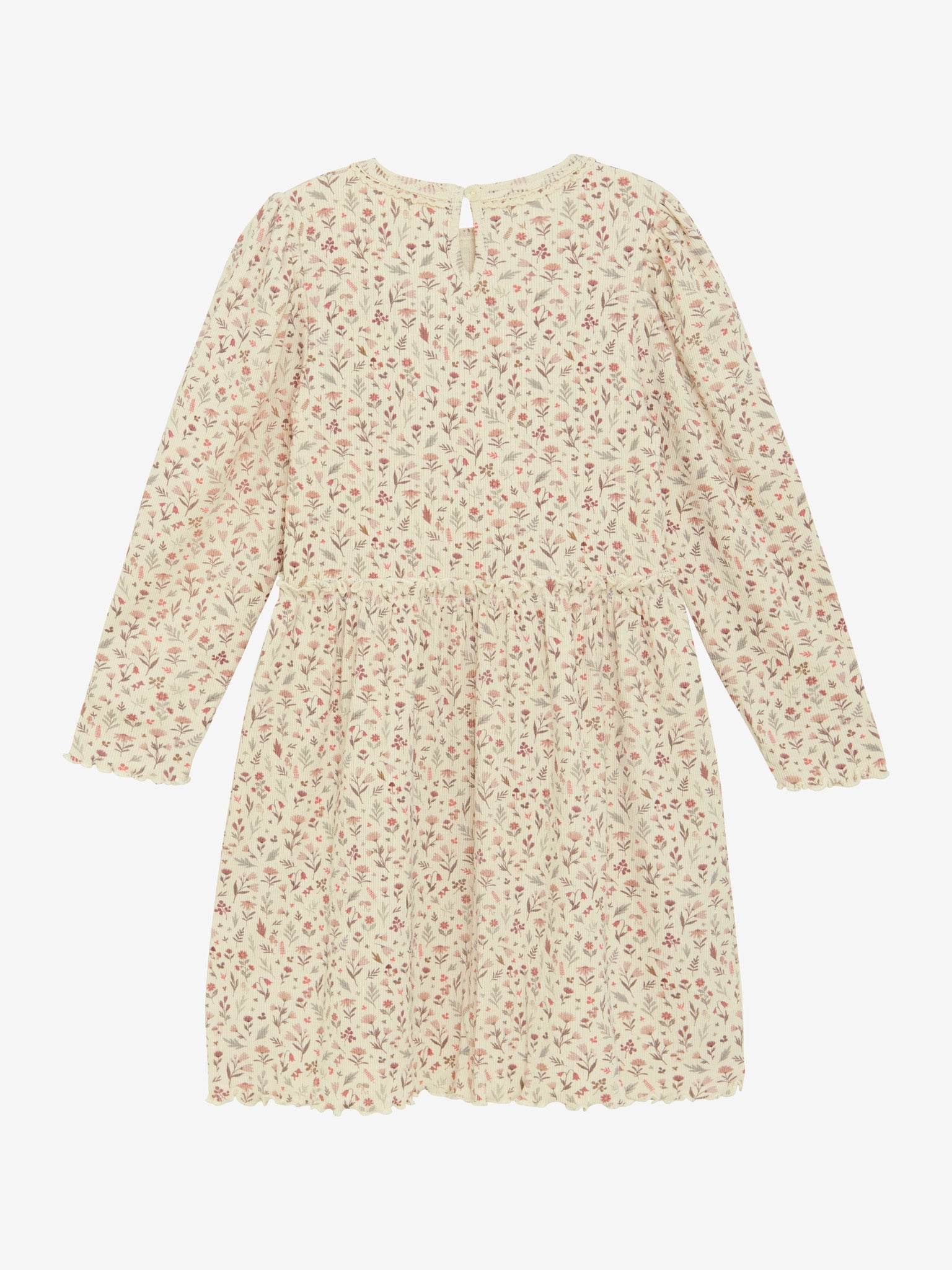 Dieses langärmelige Kleid von MINYMO besticht durch seinen durchgängigen Blumenprint und verleiht jedem Auftritt eine frische, verspielte Note.