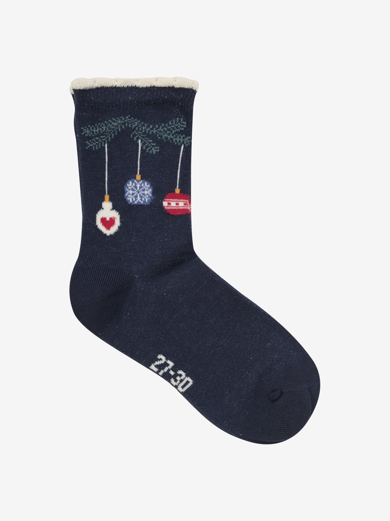Dieses 3er-Pack Socken von MINYMO umfasst ein rotes Paar mit Schneeflocken, ein dunkelblaues mit festlichem Weihnachtsmotiv und ein weißes Paar – perfekt, um stilvoll durch die Winterzeit zu gehen.