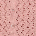 Süßer rosa Knit Cardigan von MINYMO.