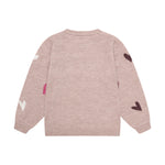 Ein weiches Knit-Meisterwerk für kleine Fashionistas – dieser rosa Pullover von Minymo besticht durch sein charmantes Herzmuster und die hochwertige Materialmischung. Perfekt für gemütliche Tage und elegante Momente.