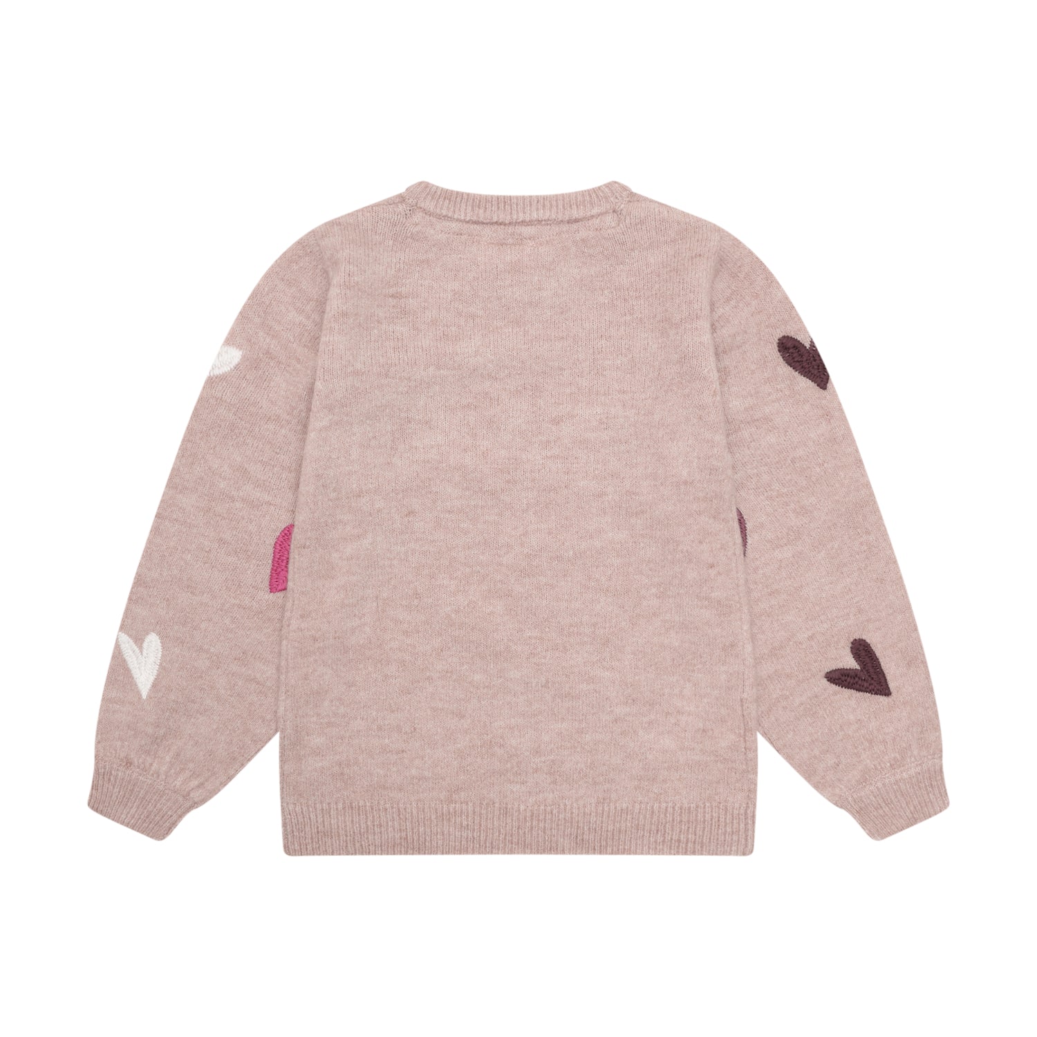 Ein weiches Knit-Meisterwerk für kleine Fashionistas – dieser rosa Pullover von Minymo besticht durch sein charmantes Herzmuster und die hochwertige Materialmischung. Perfekt für gemütliche Tage und elegante Momente.