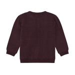 Ein eleganter Knit Cardigan in dunkellila von Minymo, gefertigt aus 100% Baumwolle für höchsten Tragekomfort und Langlebigkeit.