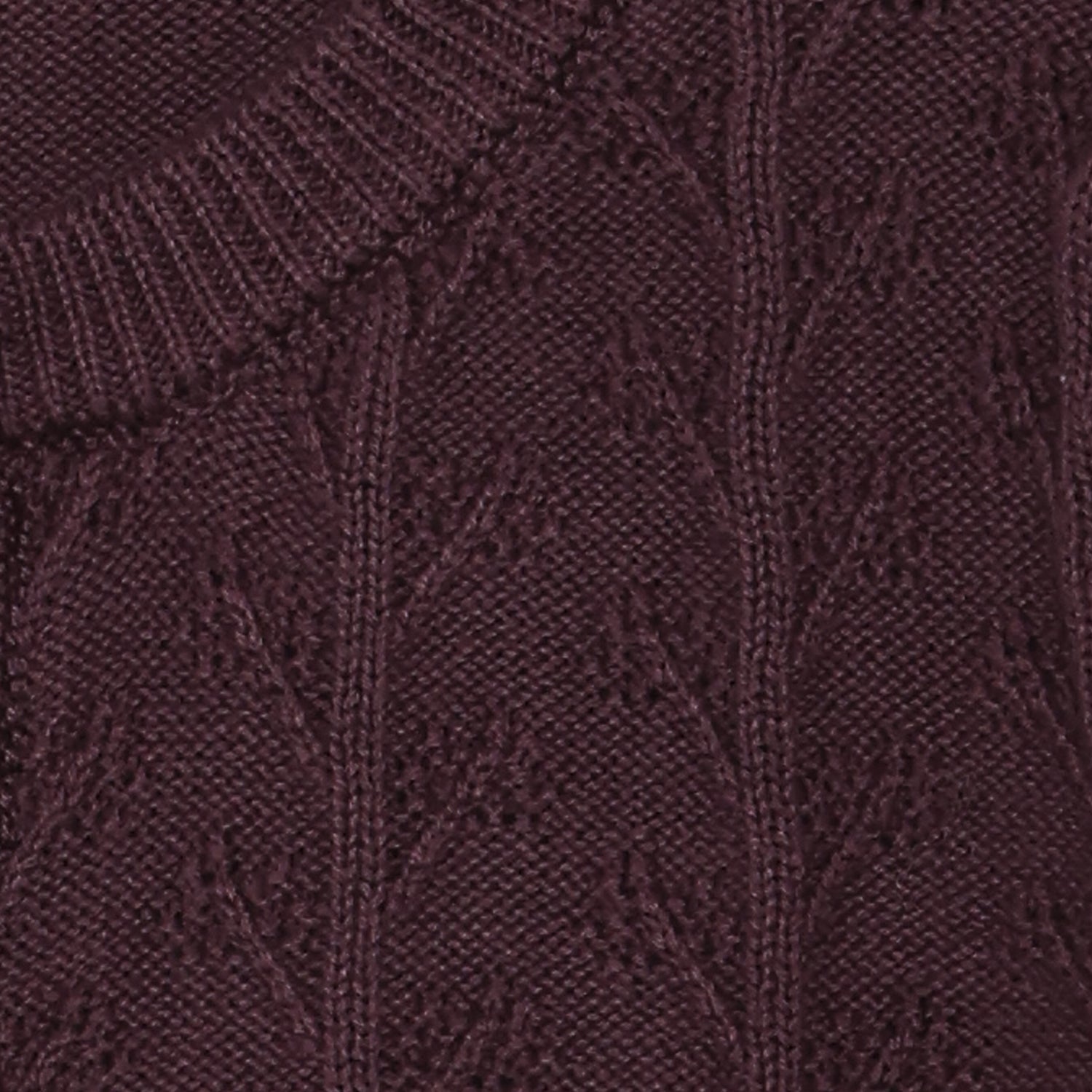Ein eleganter Knit Cardigan in dunkellila von Minymo, gefertigt aus 100% Baumwolle für höchsten Tragekomfort und Langlebigkeit.
