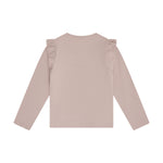 Langärmeliges T-Shirt von Minymo mit fliegendem Einhorn-Motiv und glitzernden Pailletten-Flügeln. Weiches, elastisches Material aus 95% Baumwolle und 5% Elastane für optimalen Tragekomfort.