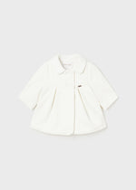 festlicher weißer Mantel