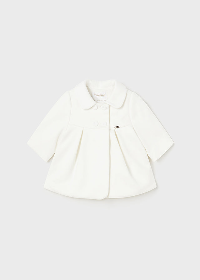 festlicher weißer Mantel