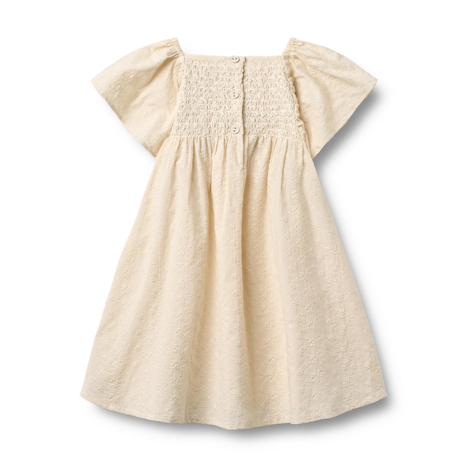 Elegantes Sommerkleid von WHEAT aus 100% Bio-Baumwolle. Das Dress S/S Elva besticht durch seine luftige Leichtigkeit und natürliche Materialqualität. Perfekt für warme Tage – angenehm zu tragen und umweltbewusst produziert. Ein zeitloses Basics-Piece für deinen Kleiderschrank.