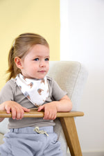 Die LÄSSIG Dreieckstücher aus der Tiny Team Kollektion mit den verspielten Motiven sind nicht nur ein tolles Accessoire für Babies und Kleinkinder, sondern halten die Kleidung auch zuverlässig trocken.