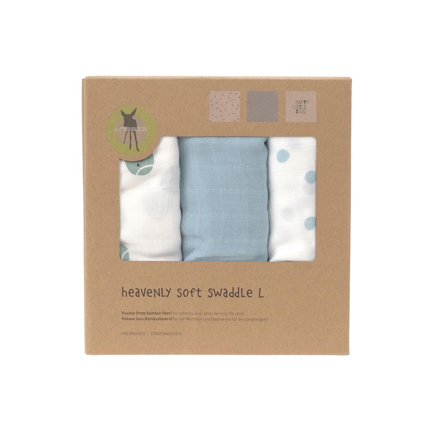 Die&nbsp;LÄSSIG Mulltücher aus Viskose (aus Bambusfaser) und Baumwolle aus der LÄSSIG Tiny Team Kollektion sind besonders sanft zur sensiblen Babyhaut und dabei vielseitig einsetzbar. Ein echtes Must-Have im Familienalltag.&nbsp;