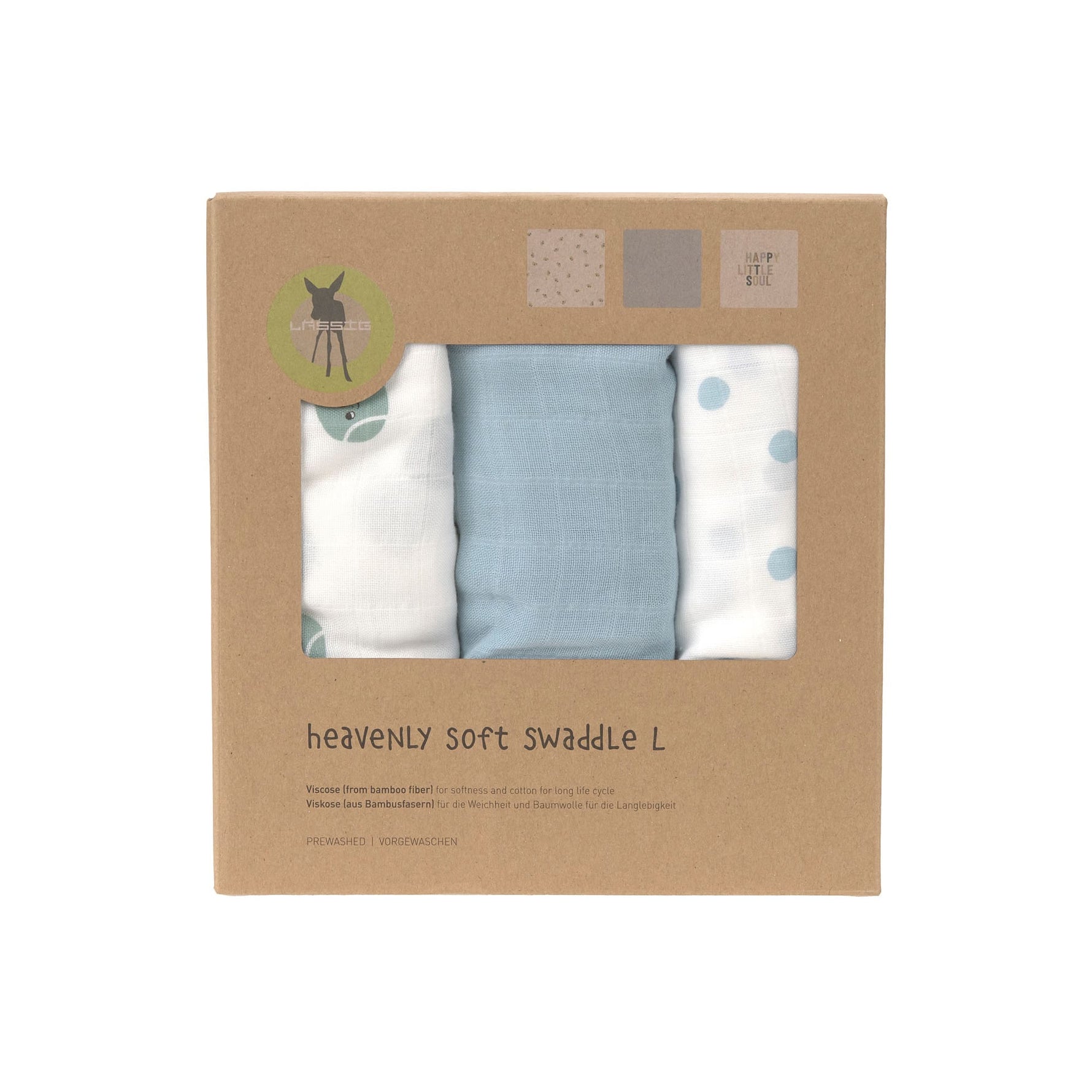 Die&nbsp;LÄSSIG Mulltücher aus Viskose (aus Bambusfaser) und Baumwolle aus der LÄSSIG Tiny Team Kollektion sind besonders sanft zur sensiblen Babyhaut und dabei vielseitig einsetzbar. Ein echtes Must-Have im Familienalltag.&nbsp;