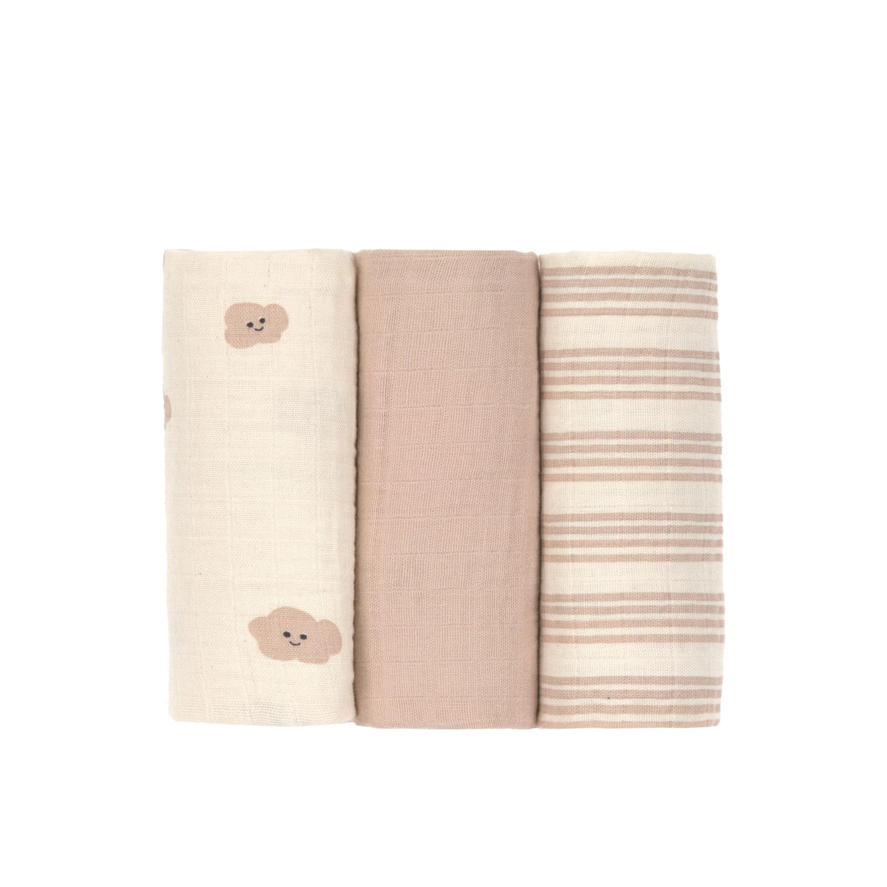 Die LÄSSIG Einschlag- und Mulltücher M aus 100 % Baumwolle&nbsp; aus der Tiny Team Kollektion sind besonders sanft zur sensiblen Babyhaut und dabei vielseitig einsetzbar. Ein echtes Must-Have im Familienalltag.&nbsp;