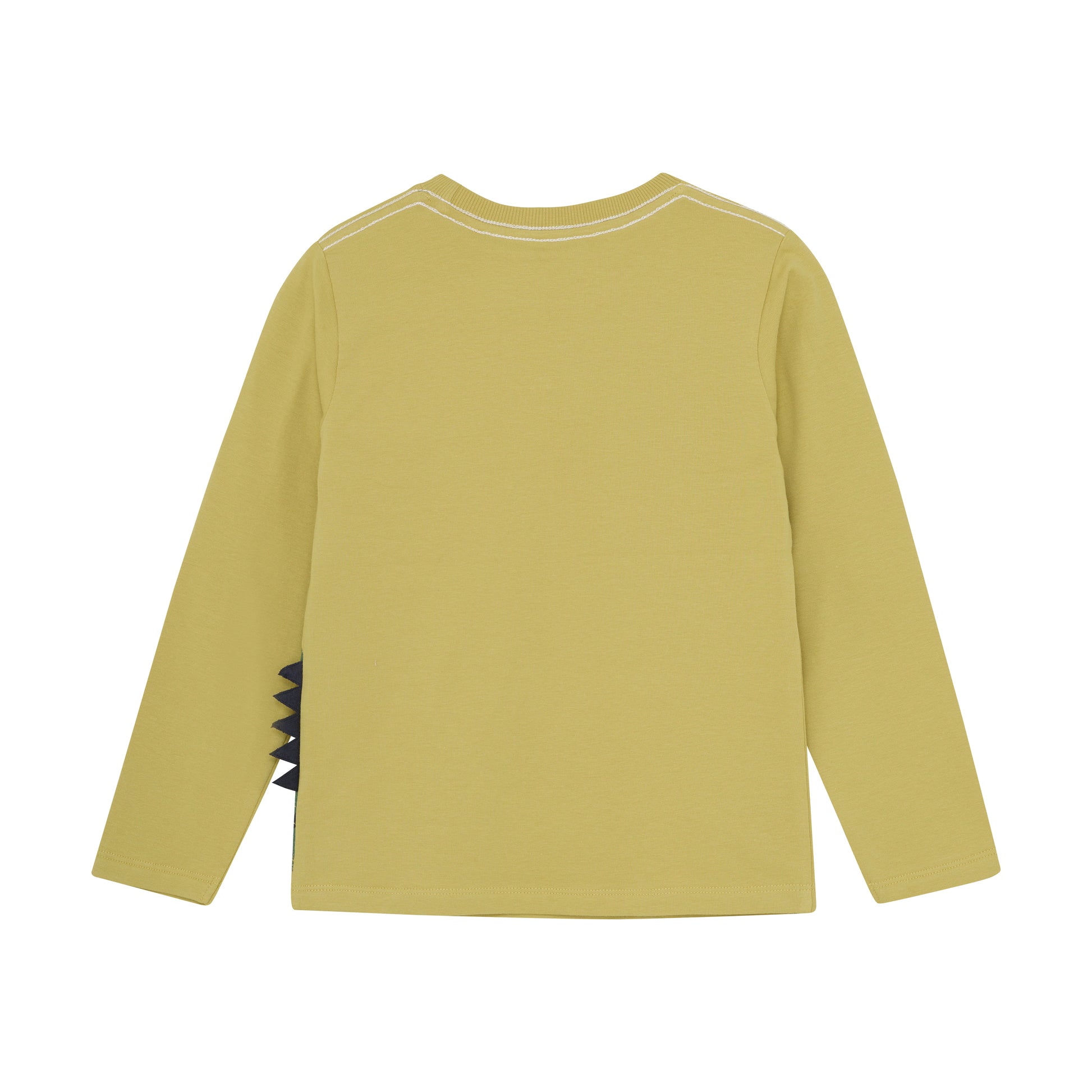 Dieses gelbe T-Shirt von MINYMO besticht durch ein niedliches Krokodil-Motiv und sorgt für einen fröhlichen Look.
