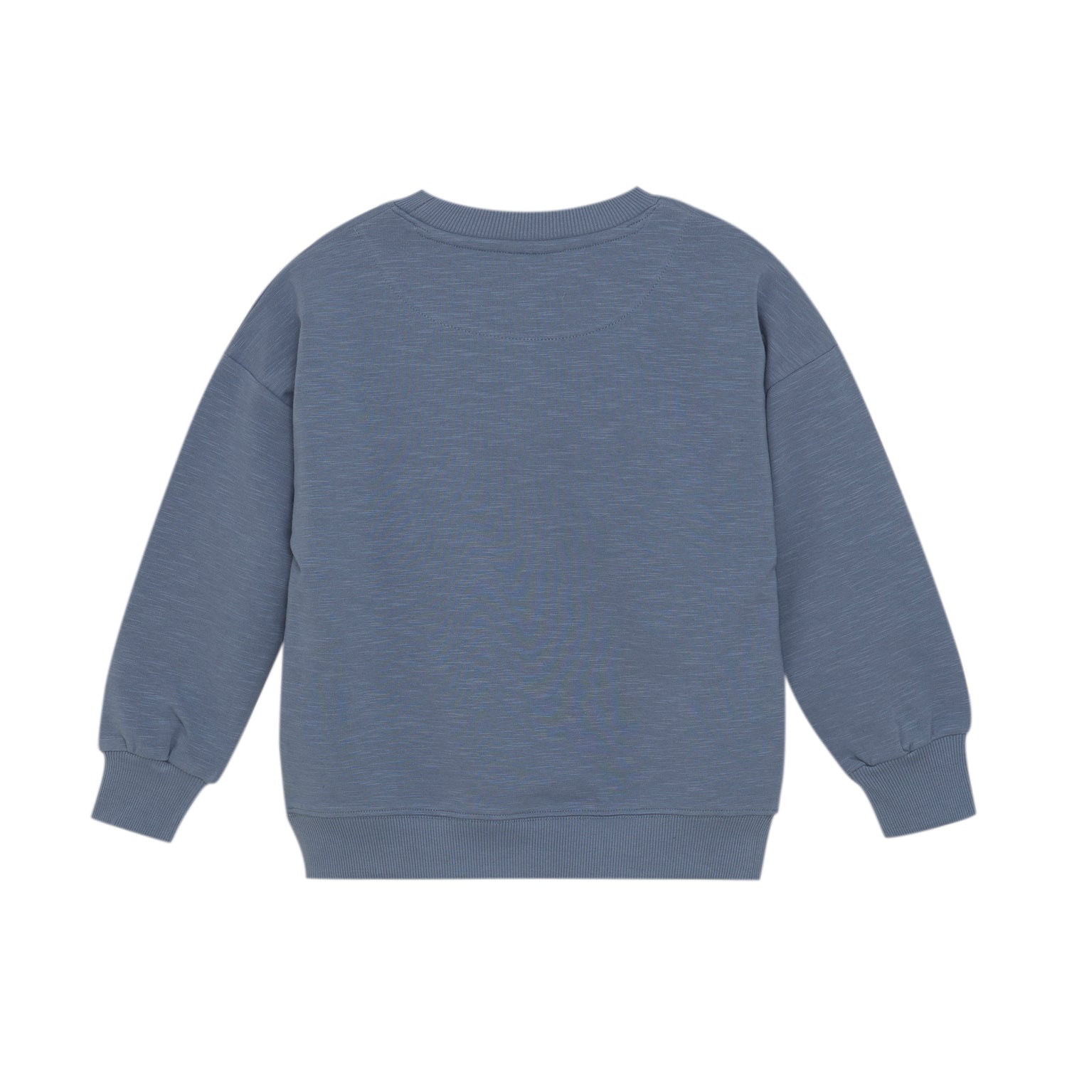 Dieses blaue Sweatshirt von MINYMO besticht durch ein niedliches Froschmotiv und sorgt für angenehmen Tragekomfort.