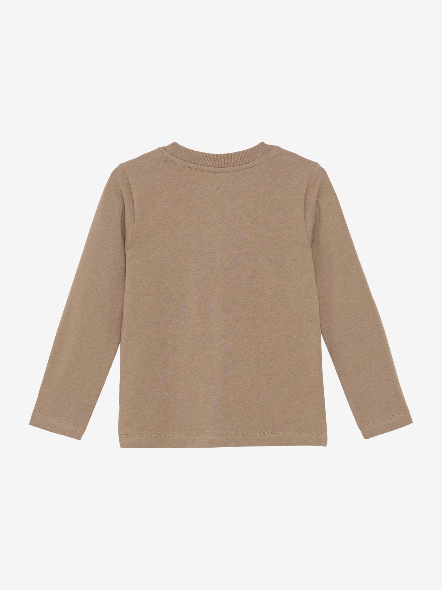 Dieses braune Langarmshirt von MINYMO besticht durch coole Fahrzeugmotive und sorgt für einen stylischen Auftritt.
