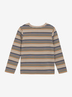 Dieses langärmlige Shirt von MINYMO besticht durch sein gestreiftes Design in dezenten, neutralen Farbtönen und sorgt für einen stilvollen Auftritt.