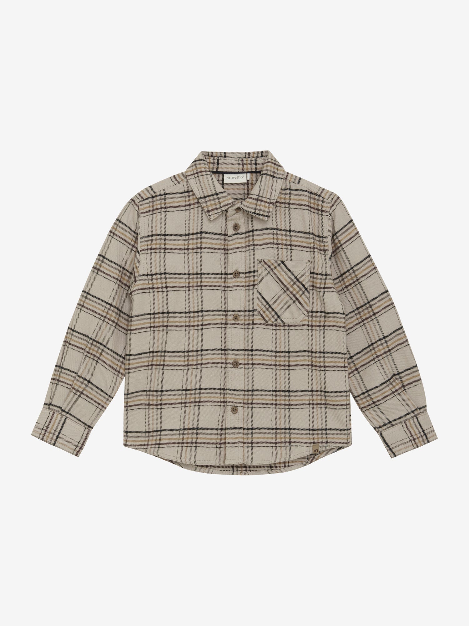 Dieses langärmlige Hemd von MINYMO besticht durch sein klassisches Karo-Muster und bietet stilvollen Komfort für jeden Tag.