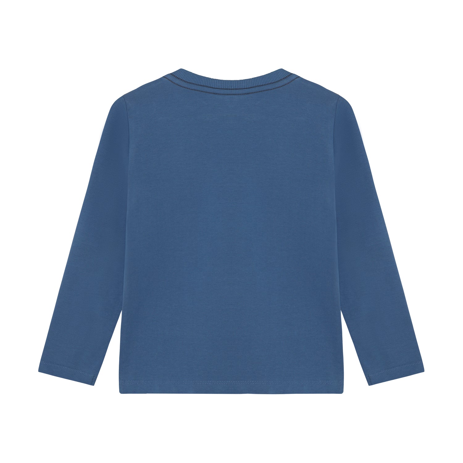 Dunkelblaues langarm T-Shirt von MINYMO mit Buggy Motiv.